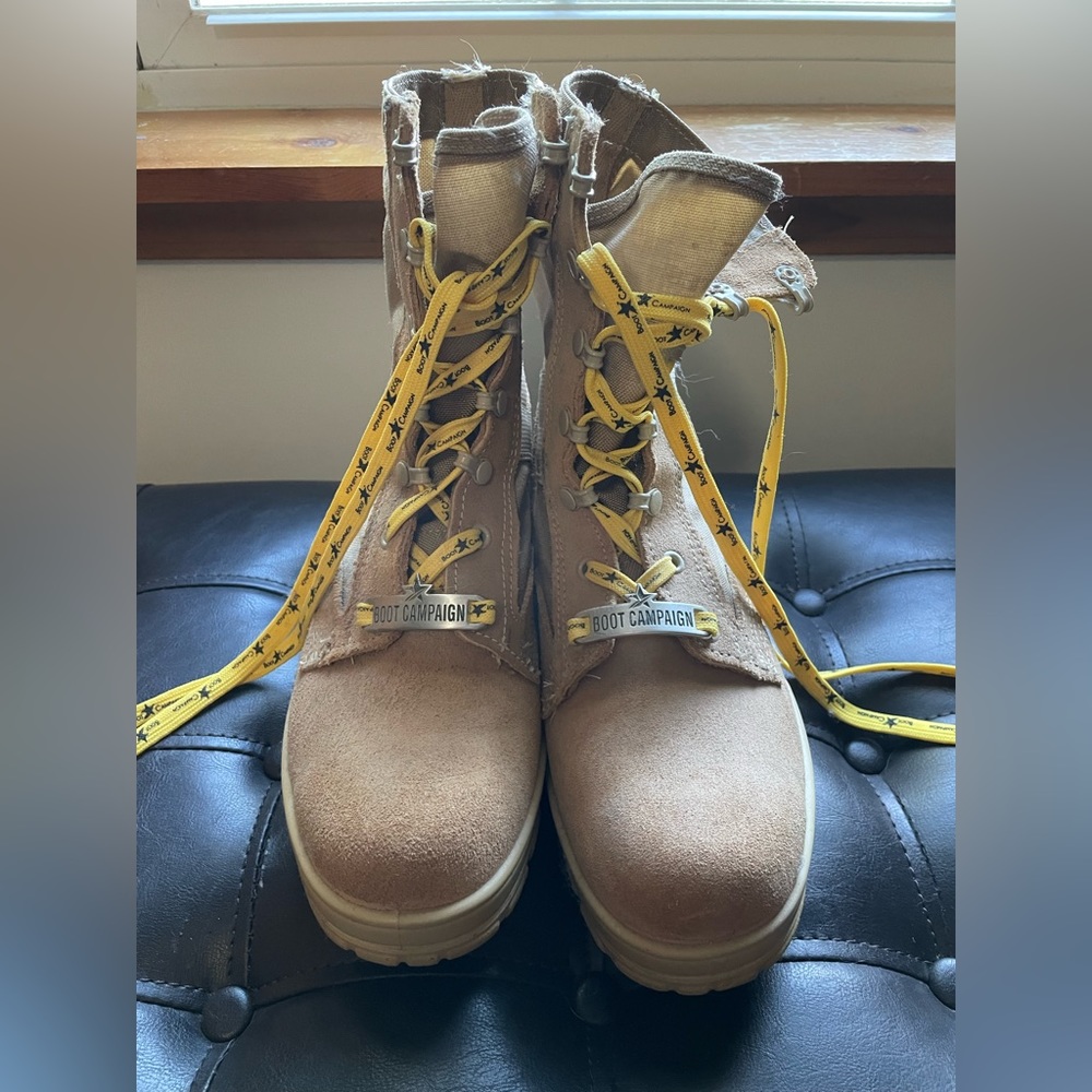 Bates Boot Campaign tan combat boots
